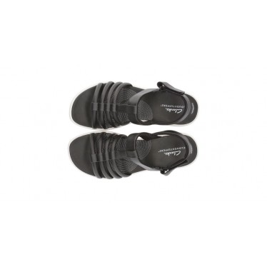 CLARKS DRIFT EASE SANDALEN  BLACK