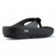 OOFOS OOLFAS CHANCLAS  BLACK