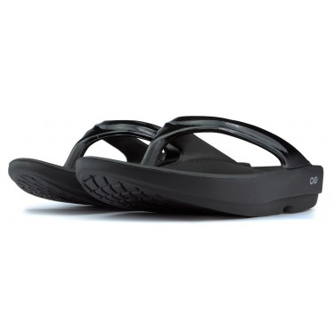 OOFOS OOLFAS CHANCLAS  BLACK