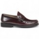 FLUCHOS F0047 STAMFORD MOCASIN MAN  BURDEOS