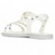 SANDALEN GEOX KARLY J2535I  BLANCO