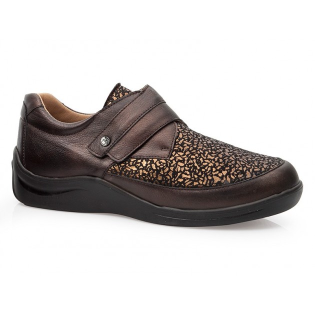 CASUAL DIABETISCHE ELASTISCHE CALZAMEDI SCHOENEN  MARRON