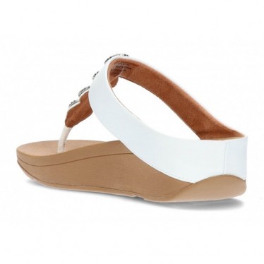 FITFLOP FIJNE SPARKLE SANDALEN  WHITE