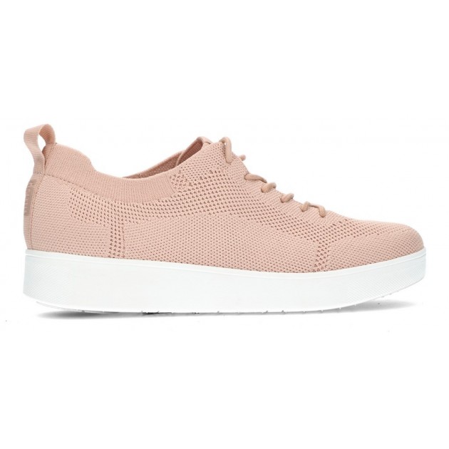 FITFLOP RALLY TONAL GEBREIDE SNEAKERS  BLUSH