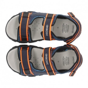 SANDALEN GEOX STRADA J1524A  NAVY