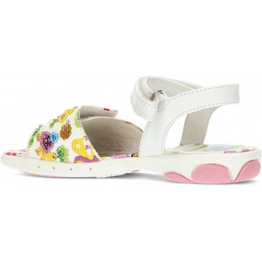 SANDAAL LELLY KELLY LK55521 GIRAF EN OLIFANT  WHITE