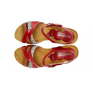 SANDAAL FLUCHOS PALMA D8551 TEXAS  ROJO