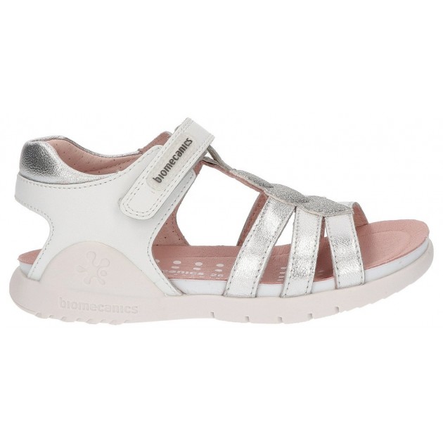 BIOMECANICA LEDEREN SANDALEN BERTA BLANCO BIOMECANICA LEDEREN SANDALEN BERTA BLANCO