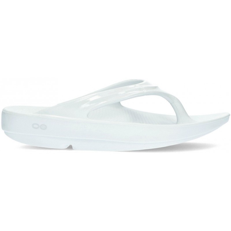 OOFOS OOLFAS CHANCLAS  WHITE