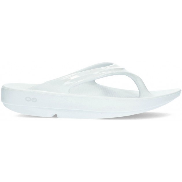 OOFOS OOLFAS CHANCLAS  WHITE
