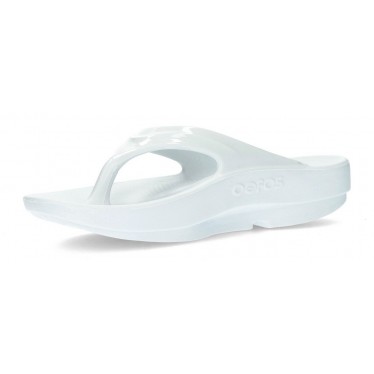 OOFOS OOLFAS CHANCLAS  WHITE