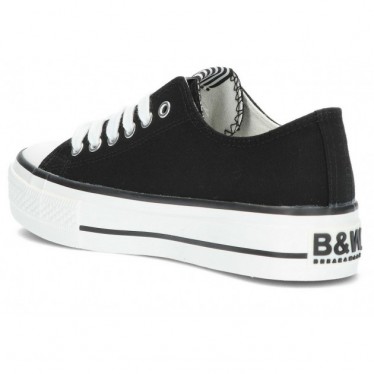 BYW BASIC CANVAS SNEAKERS 52715  NEGRO