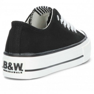 BYW BASIC CANVAS SNEAKERS 52715  NEGRO