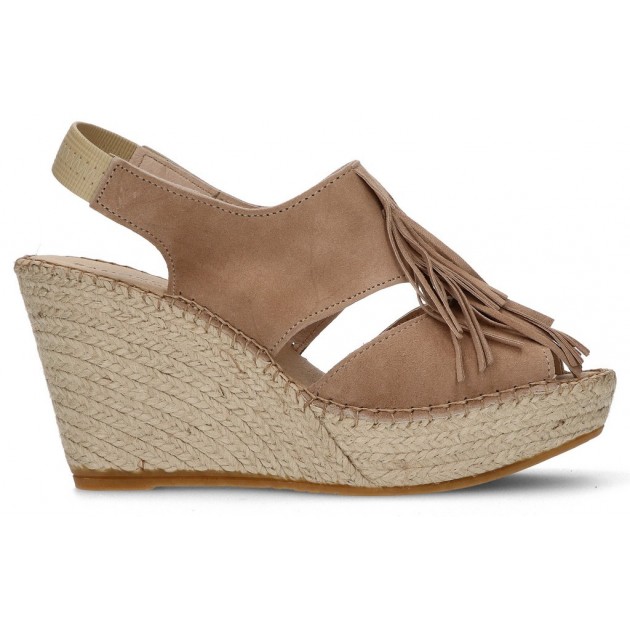 BRUINE ESPADRILLEN APHRODIETRANDEN  BEIGE