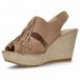 BRUINE ESPADRILLEN APHRODIETRANDEN  BEIGE