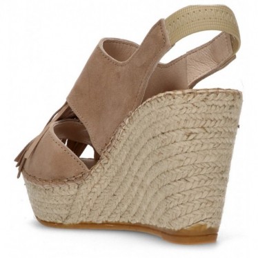 BRUINE ESPADRILLEN APHRODIETRANDEN  BEIGE