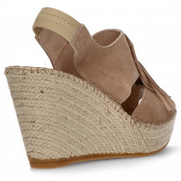 BRUINE ESPADRILLEN APHRODIETRANDEN  BEIGE