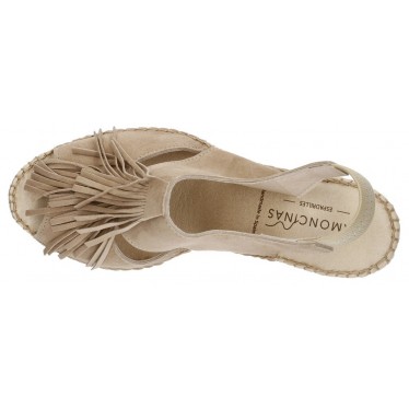 BRUINE ESPADRILLEN APHRODIETRANDEN  BEIGE