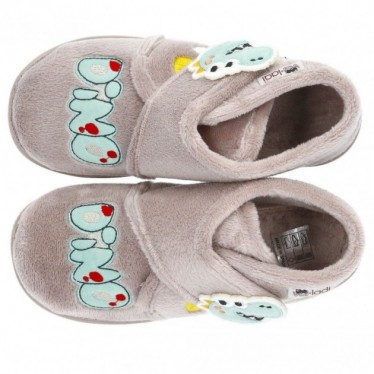 HUIS SLIPPERS VULLADI VOOR KIDS ALASKA 8120  PARDO