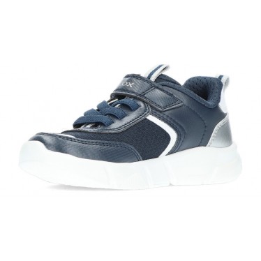 GEOX J ARIL J16DMA SNEAKERS  NAVY