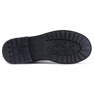 GEOX J ECLAIR GD SYNT LAARZEN  BLACK