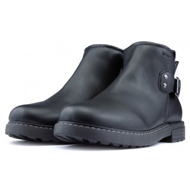 GEOX J ECLAIR GD SYNT LAARZEN  BLACK