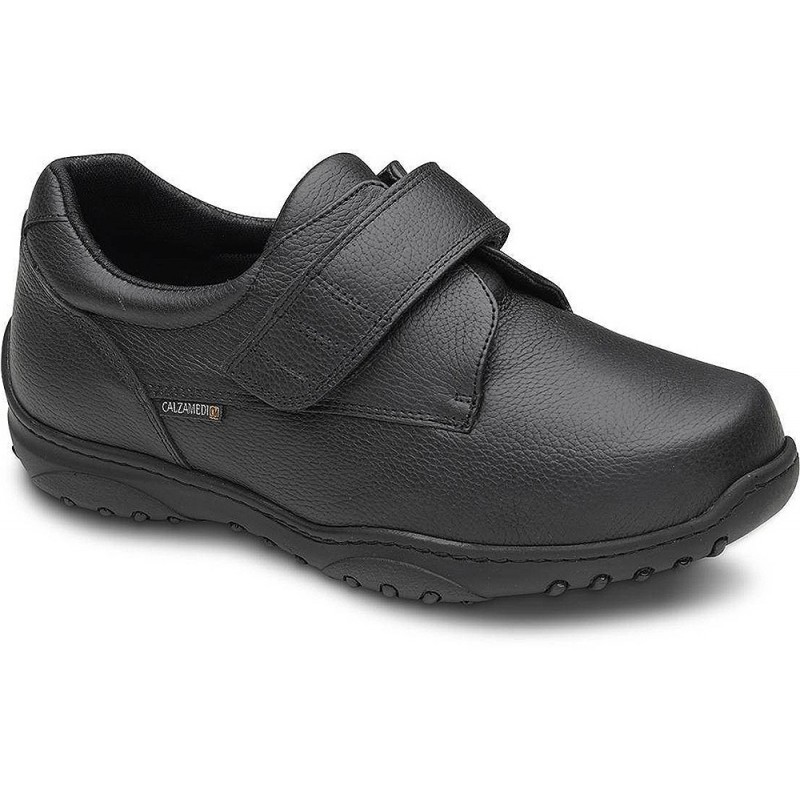 CALZAMEDI SCHOENEN MET KLITTENBAND 2090  NEGRO