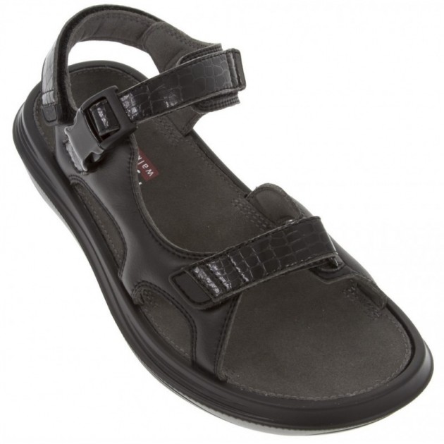 SANDALEN KYBUN BADEN W  BLACK