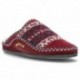 NORDIKAS CLASSIC CAB 2502 SLIPPERS  BURDEOS