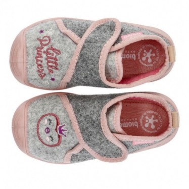 BIOMECANICA BABY SLIPPERS BIOHOME 211162  GRIS