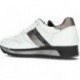 CETTI GEVOERDE SNEAKERS C-847  BLANCO