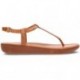 FITFLOP TIA TOE THONG SANDALEN  CARAMEL