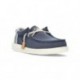 DUDE WALLY LINNEN SCHOENEN  NAVY