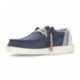 DUDE WALLY LINNEN SCHOENEN  NAVY