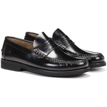 FLUCHOS F0047 STAMFORD MOCASIN MAN  NEGRO