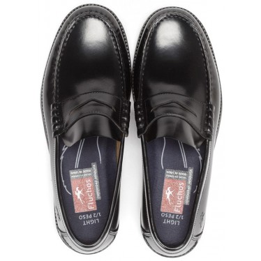 FLUCHOS F0047 STAMFORD MOCASIN MAN  NEGRO