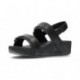 FITFLOP LULU VERSTELBARE SANDALEN MET RUGBANDEN  BLACK