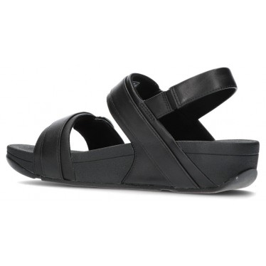 FITFLOP LULU VERSTELBARE SANDALEN MET RUGBANDEN  BLACK