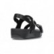 FITFLOP LULU VERSTELBARE SANDALEN MET RUGBANDEN  BLACK