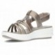 CLARKS DRIFT EASE SANDALEN  METALLIC