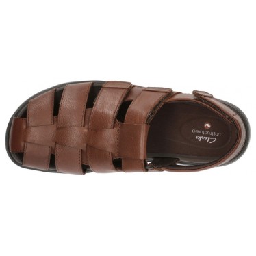 CLARKS UNWILMORE SANDALEN VOOR HEREN  MARRON