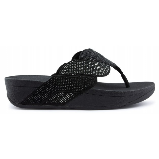 FITFLOP PAISLEY ROPE TOE THONGS Sandalen BLACK FITFLOP PAISLEY ROPE TOE THONGS Sandalen BLACK
