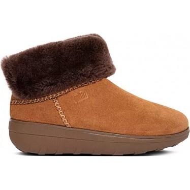 FITFLOP MUKLUK SHORTY Y88 ENKELLAARSJES  NUT