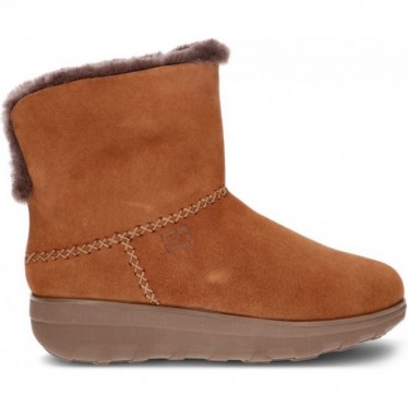 FITFLOP MUKLUK SHORTY Y88 ENKELLAARSJES  NUT