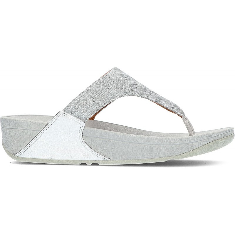 SANDALEN FITFLOP LULU GLITZ ET8  SILVER