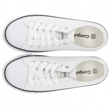 CANVAS CONGUTO SNEAKERS 28301  BLANCO