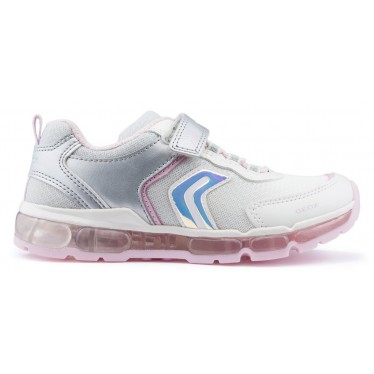 GEOX ANDROID MEISJES Sneakers  SILVER_WHITE
