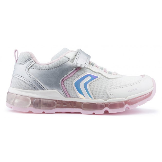 GEOX ANDROID MEISJES Sneakers SILVER_WHITE GEOX ANDROID MEISJES Sneakers SILVER_WHITE