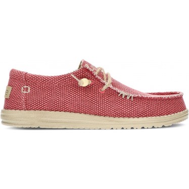 DUDE WALLY SOX M SCHOENEN  RED