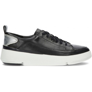 CLARKS TRI FLASH SNEAKERS MET KANT  BLACK